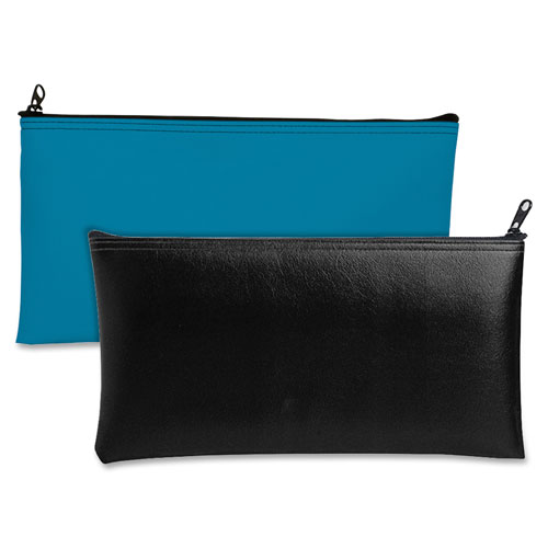 MMF Industries Zipper Top Wallet Bags, BLUE