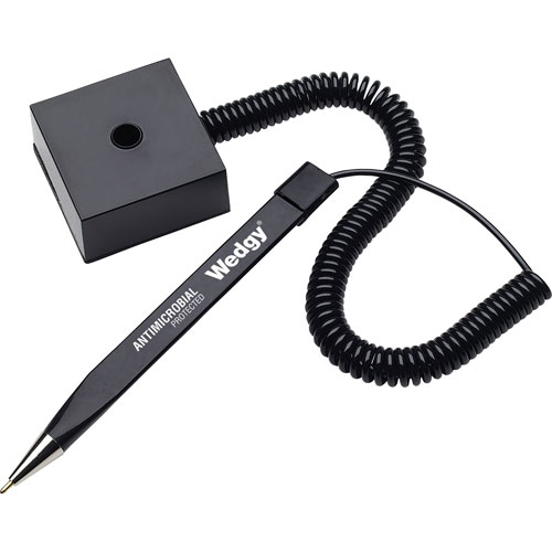 MMF Industries Scabbard Base Wedgy Coil Pens, BLACK