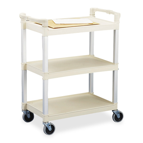 Continental Structo 3-Shelf Utility Cart, SANDALWOOD