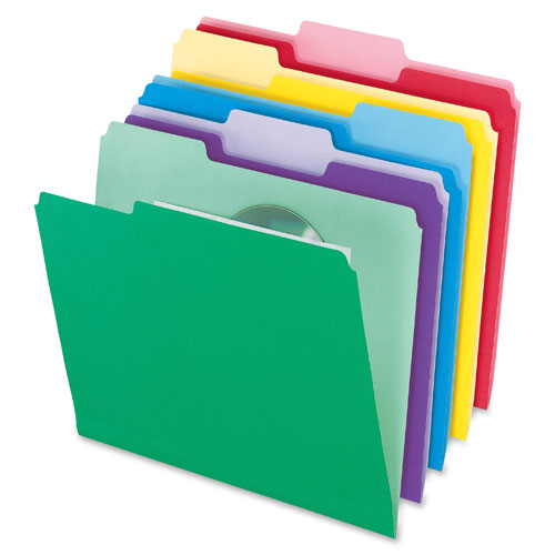 Esselte Pendaflex File Folders w/ Infopockets, ASSORTED
