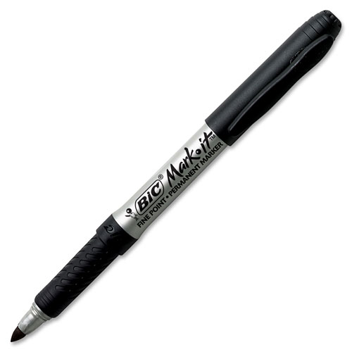 Bic Mark-it Gripster Permanent Markers, ASSORTED
