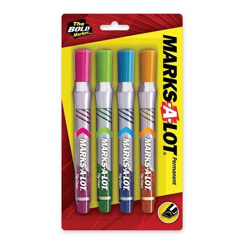 Avery Marks-A-Lot Bright Flip Chart Markers, ASSORTED