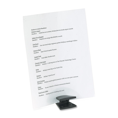 3M Document Wedge, BLACK