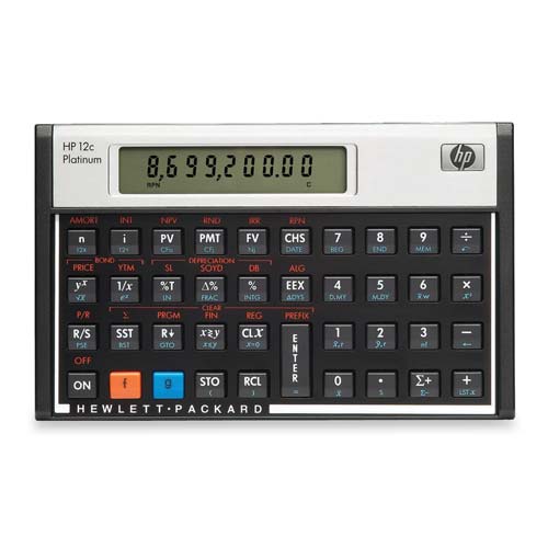 HP 12C Platinum Financial Calculator, PLATINUM