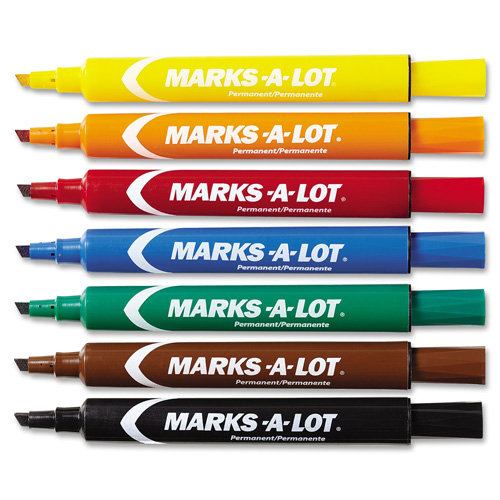 Avery Chisel Tip Permanent Markers, ASSORTED