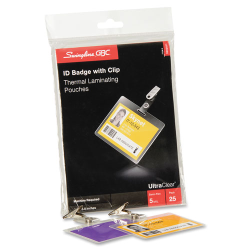 Badge/Strip Laminating Pouch, For ID Badges