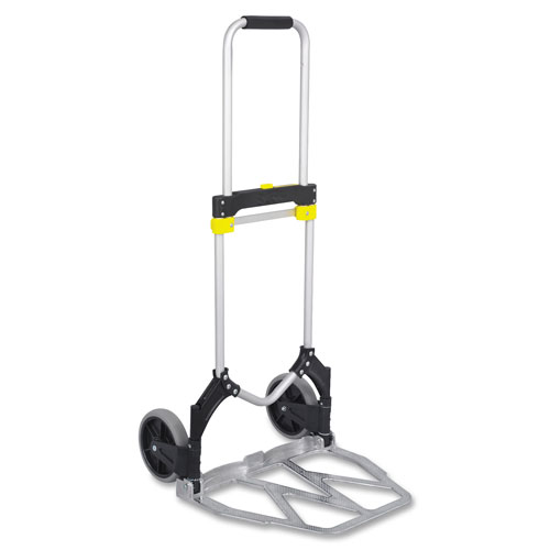 Safco Stow-Away Lightweight Aluminum Hand Truck, ALUMINUM