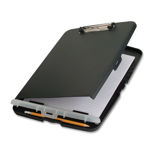 Clipboard, Storage Box, 10-1/2"x14-1/2"x1-1/4", Charcoal