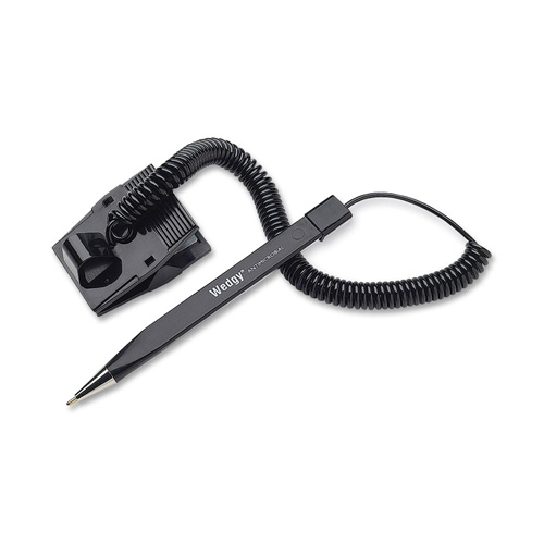 MMF Industries Wedgy Pen w/ Clip, BLACK