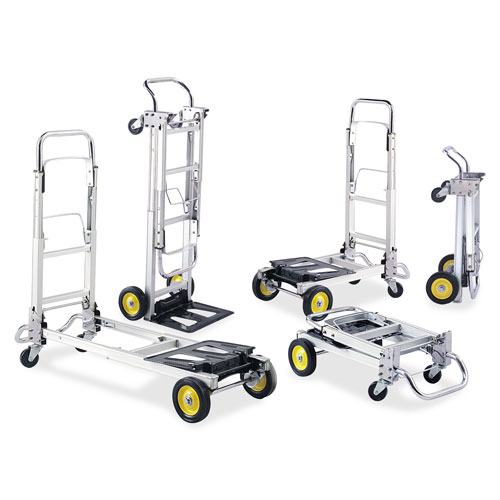 Safco Collapsible Convertible Hand Trucks, ALUMINUM