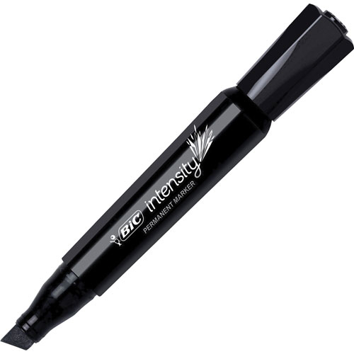 Bic Fade-Resistant Chisel Point Perm Markers, RED