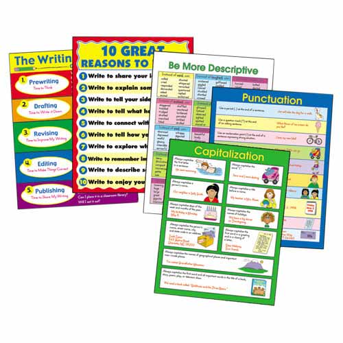 Carson Writing Chart Set, MULTI