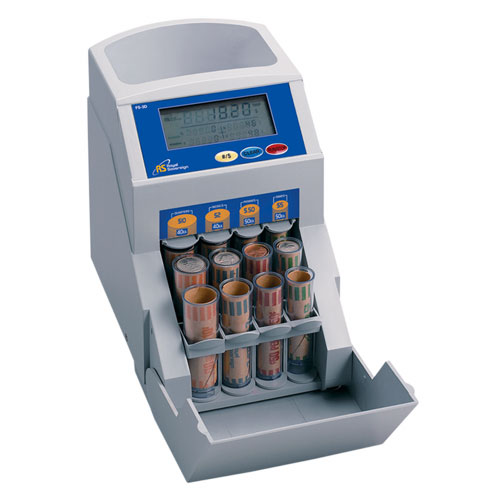 Royal Small Business Coin Sorter, BLUE/GRAY