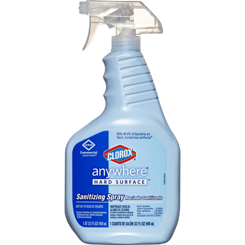 Clorox Sanitizing Spray, 32oz., Kills 99.9 Bacteria
