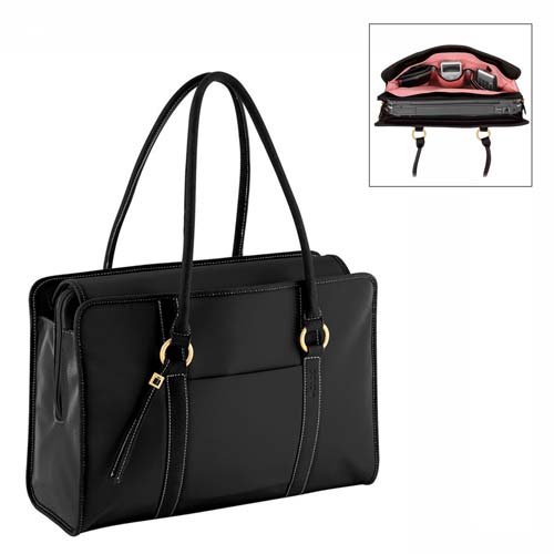 US Luggage Micropoly Laptop Cases, BLACK
