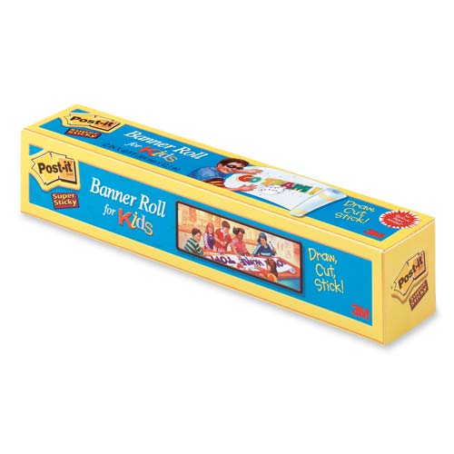 3M Post-it Self-stick Banner Roll for Kids