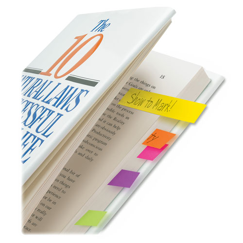 Removable Plain Color Coded Page Markers/flags