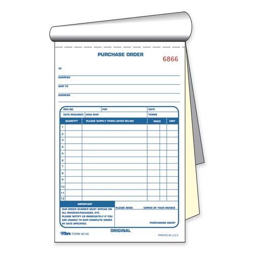 Purchase Orders Forms / Books