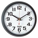 CLOCK,SLIMLINE,6"DIA,BK NSN5169624