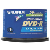 Fujifilm 16x DVD-R Media - 4.7GB - 120mm Standard - 50 Pack Spindle