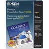 Premium Presentation Paper, Matte, 45 lb, 11" x 14", 50 Sheets/Pack