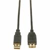 U024-010 10-ft. USB A/A Gold Extension Cable for USB 2.0 Cable USB-A M/F