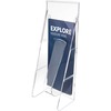 Stand-Tall® Literature Displays, Leaflet, Wall Mount, Clear