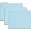Recycled Folders, One Inch Expansion, 1/3 Cut Top Tab, Letter, Blue 25/Box