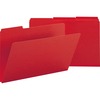 Recycled Folder, One Inch Expansion, 1/3 Top Tab, Legal, Bright Red, 25/Box