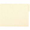 Folders, 1/3 Cut Assorted, Reinforced End Tab, Letter, Manila, 100/Box
