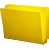 Colored File Folders, Straight Cut, Reinforced End Tab, Letter, Yellow, 100/Box