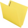 Two-Inch Capacity Fastener Folders, End Tab, Straight, Letter, Yellow, 50/Box