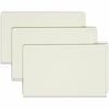 Pressboard End Tab Classification Folder, Legal, 4-Section, Gray/Green, 10/Box