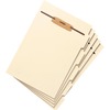Stackable Side Tab Letter Size Folder Dividers with Fastener, 1/2", 10 Sets/Pack
