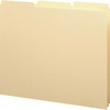 Recycled Tab File Guides, Blank, 1/3 Tab, 18 Pt. Manila, Letter, 100/Box