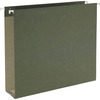Two Inch Capacity Box Bottom Hanging File Folders, Letter, Green, 25/Box
