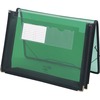 2 1/4" Exp Wallet, Poly, Letter, Translucent Green