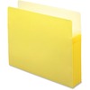 5 1/4" Exp Colored File Pocket, Straight Tab, Letter, Yellow