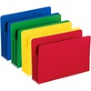 Exp File Pockets, Straight Tab, Poly, Legal, Assorted, 4/Box