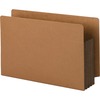 3 1/2" Exp File Pockets, Straight Tab, Legal, Brown, 10/Box