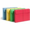 2" Exp Wallet, Elastic Cord, Legal, Blue/Green/Red/Yellow, 50/Box