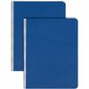 Side Opening PressGuard Report Cover, Prong Fastener, Letter, Dark Blue