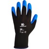 G40 Foam Nitrile Coated Gloves, Abrasion Resistant, Size 9, Large ,Black/Blue, 12 Pairs Of Gloves