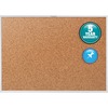 Classic Cork Bulletin Board, 72 x 48, Silver Aluminum Frame