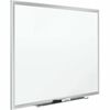 Classic Series Porcelain Magnetic Board, 36 x 24, White, Silver Aluminum Frame
