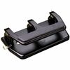 30-Sheet Three-Hole Punch, Padded Handle, 9/32" Holes, Black