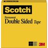 Double-Sided Tape, 1/2" x 900", 1" Core, Clear