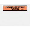 Top Print Self-Adhesive Packing List Envelope, 4 1/2 x 5 1/2, Clear/Kraft, 1000/Box