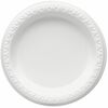 Round Dinner Plates, Plastic, 6", White, 125 Plates/Pack