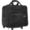 Rolling Laptop Case, 1200D Polyester, 16-1/2 x 7-1/2 x 14, Black